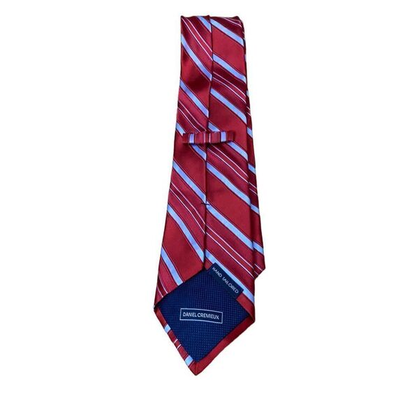 Daniel Cremieux red silk tie - Picture 3 of 6